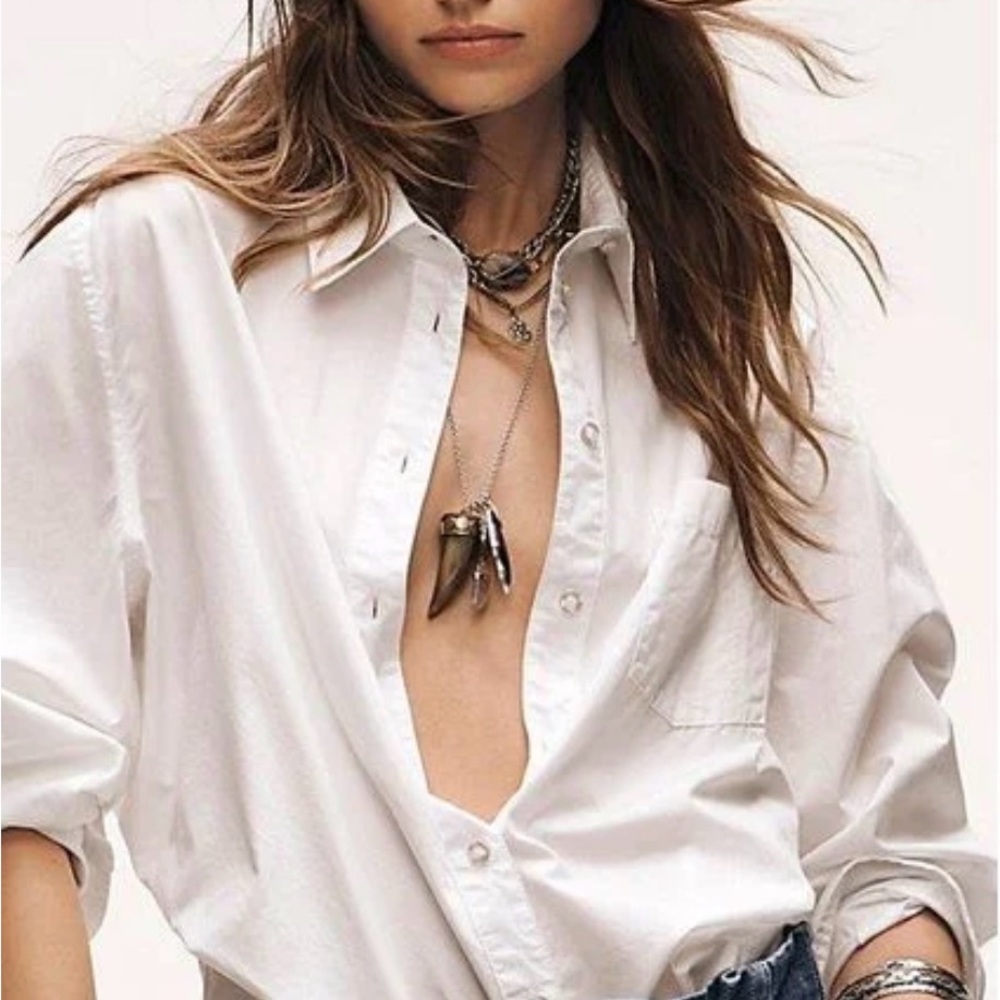 Free People Natural Zella Layer Necklace NWT